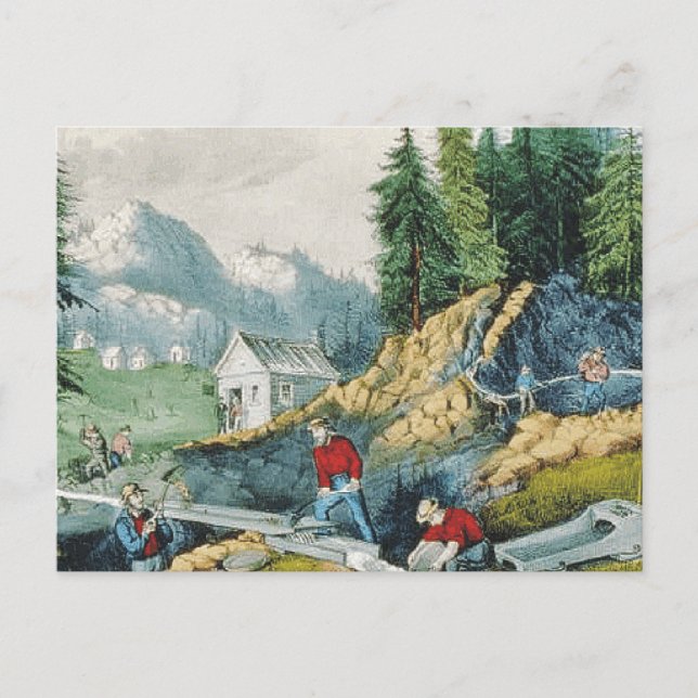 ABH California Guld Rush Vykort (Framsida)