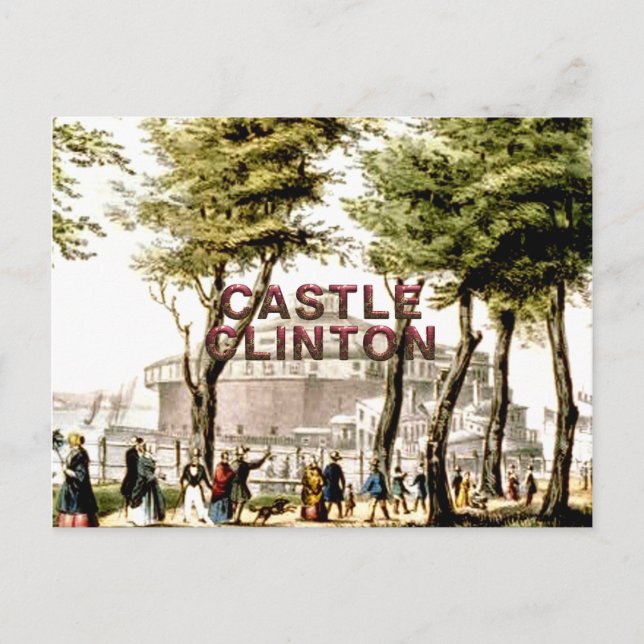 ABH Castle Clinton Vykort (Framsida)