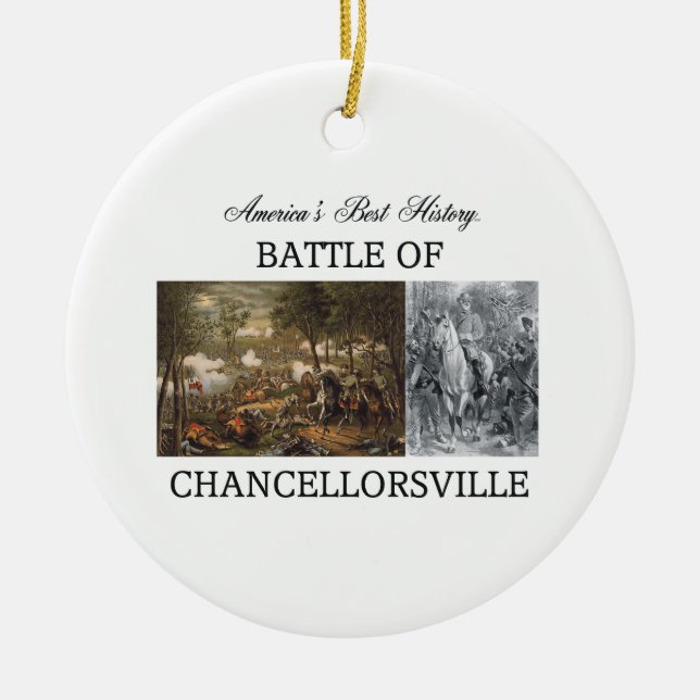 ABH Chancellorsville Julgransprydnad Keramik (Framsidan)