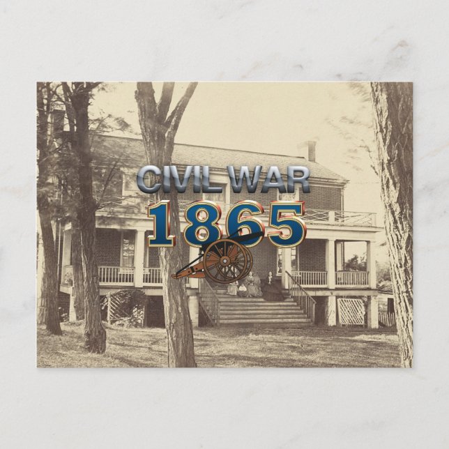 ABH Civil Krig 1865 Vykort (Framsida)