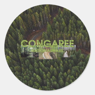 ABH Congaree NP Runt Klistermärke