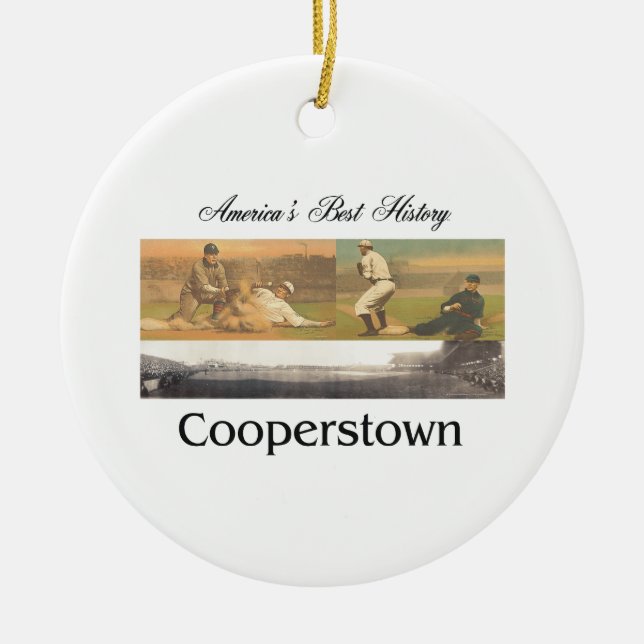 ABH Cooperstown Julgransprydnad Keramik (Framsidan)