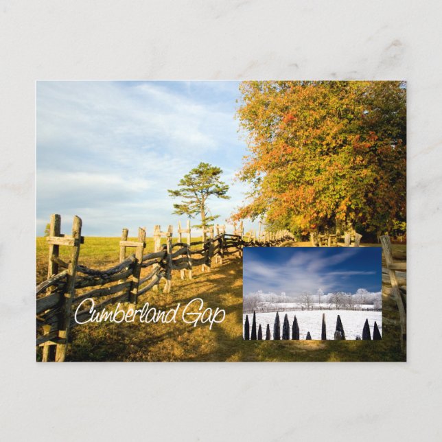 ABH Cumberland Gap Vykort (Framsida)
