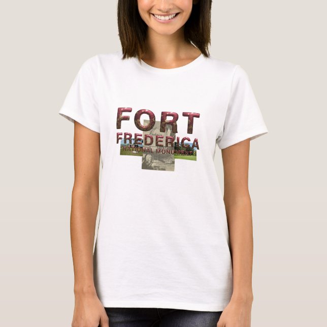 ABH Fort Frederica Nationalmonument T-Shirts (Framsida)