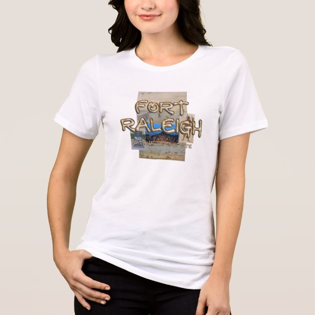 ABH Fort Raleigh Ladies T-Shirts (Framsida)