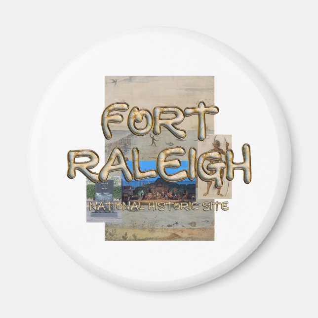 ABH Fort Raleigh Magnets Magnet (Framsidan)