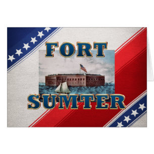 ABH Fort Sumter Hälsningskort
