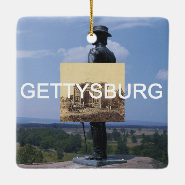 ABH Gettysburg Julgransprydnad Keramik (Baksida)