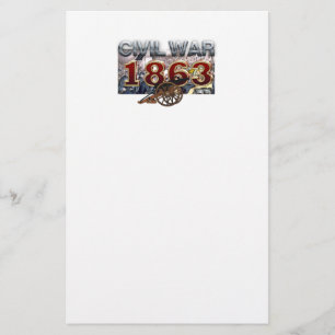 ABH-inbördeskrig 1863 Brevpapper
