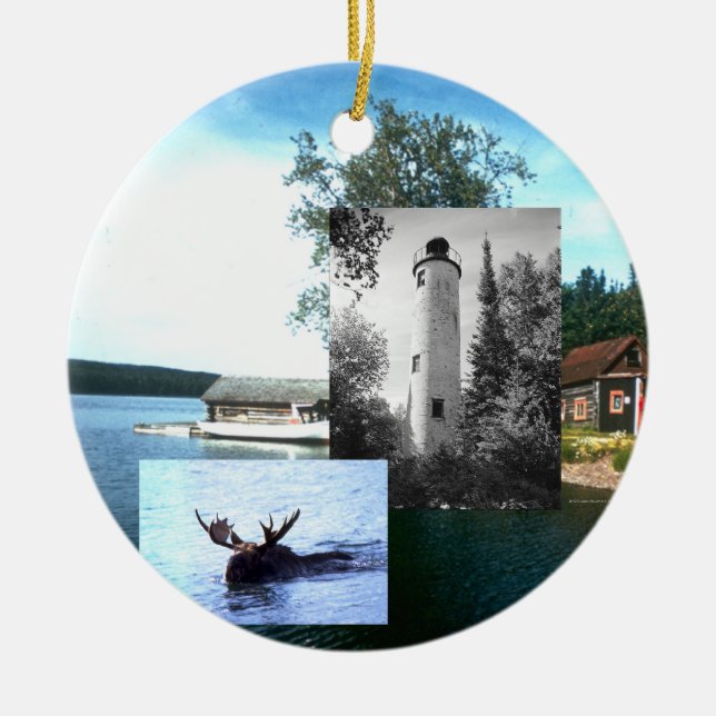 ABH-Isle Royale Julgransprydnad Keramik (Framsidan)