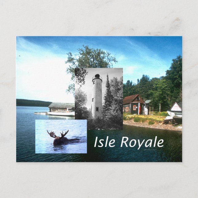ABH-Isle Royale Vykort (Framsida)