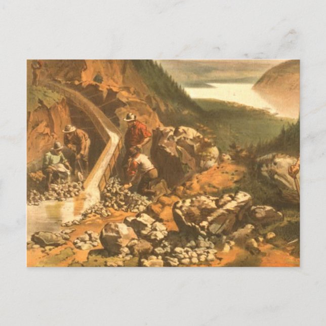 ABH Klondike Guld Rush Vykort (Framsida)