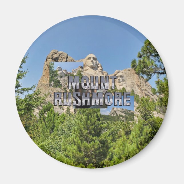 ABH Mount Rushmore Magnets Magnet (Framsidan)