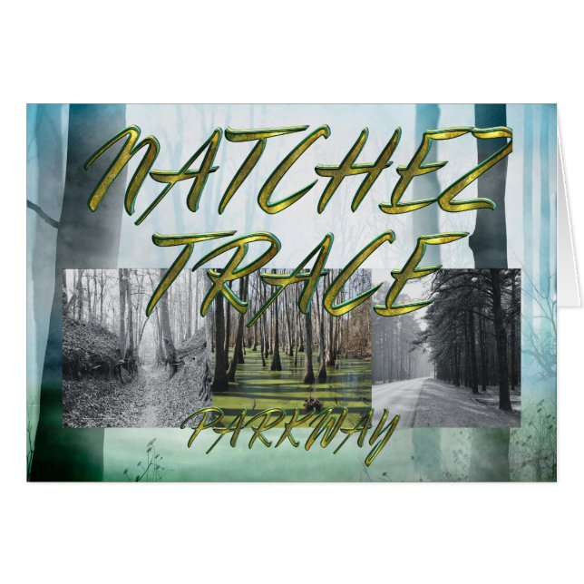 ABH Natchez Trace Hälsningskort (Framsidan Horizontal)