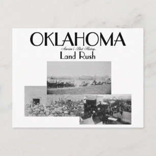 ABH Oklahoma Land Rush Vykort