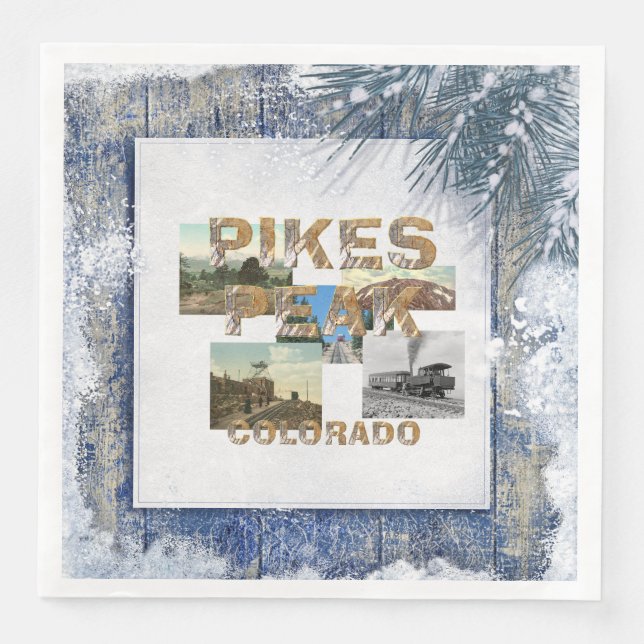 ABH Pikes Peak Papper Dinner Napkins Pappersservett (Framsida)