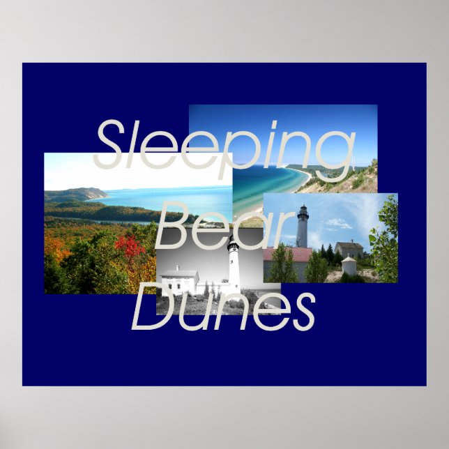 ABH Sleeping Bear Dunes Poster (Framsidan)