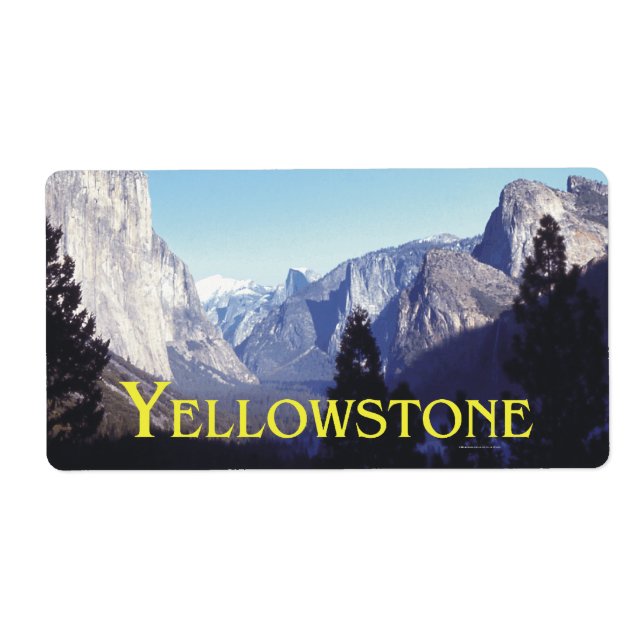ABH Yellowstone Fraktsedel (Framsidan)