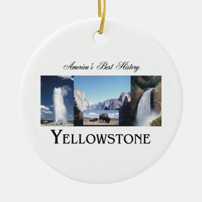 ABH Yellowstone Julgransprydnad Keramik (Framsidan)