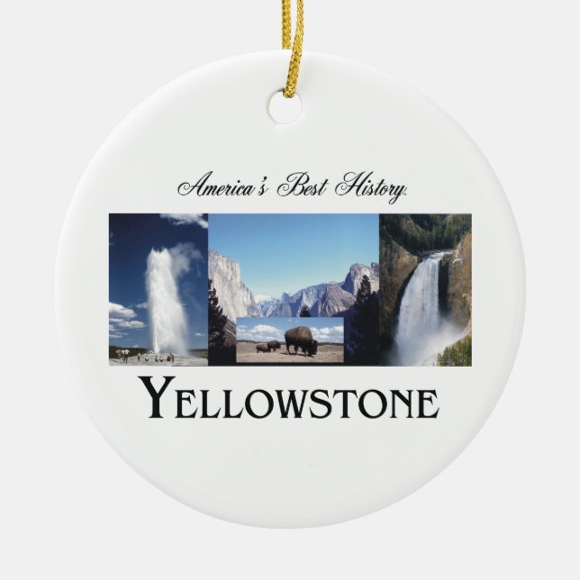 ABH Yellowstone Julgransprydnad Keramik (Framsidan)