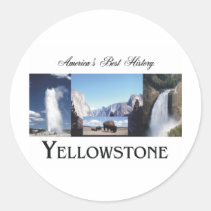 ABH Yellowstone Runt Klistermärke