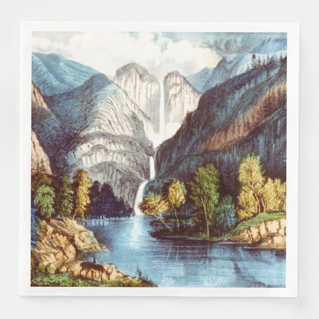 ABH Yosemite Paper Dinner Napkins Pappersservett (Framsida)