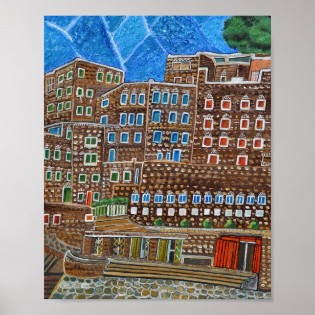 Abha, Saudiarabien Poster (Framsidan)