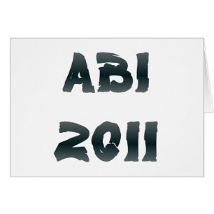 ABI 2011 HÄLSNINGSKORT