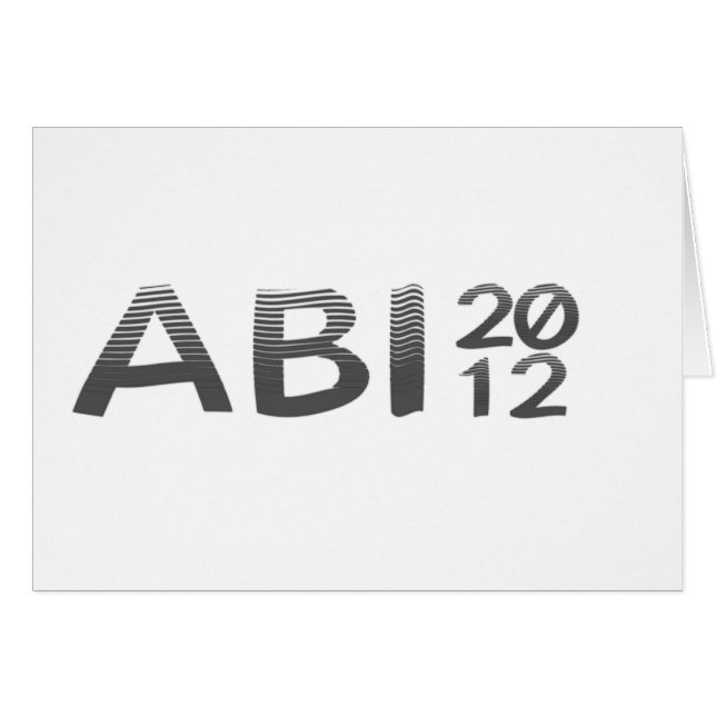 ABI 2012 HÄLSNINGSKORT (Framsidan Horizontal)