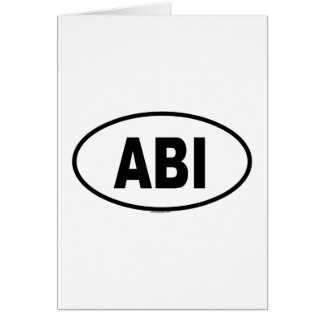 ABI HÄLSNINGSKORT
