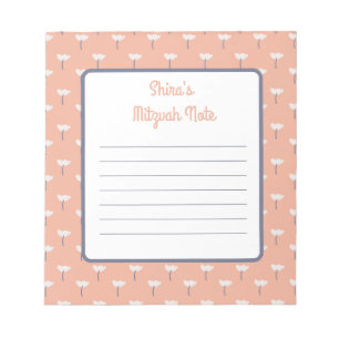 Abi print Mitzvah Notes Anteckningsblock