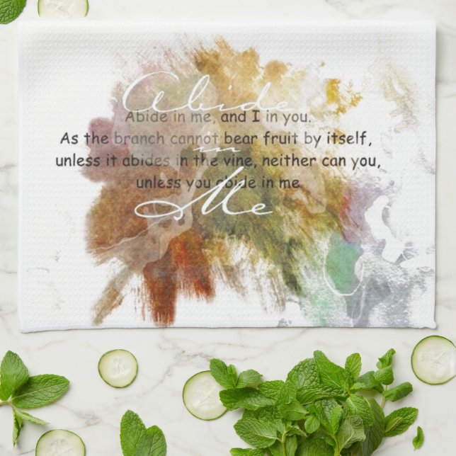 Abide i Me Towel Kökshandduk (Vikta)