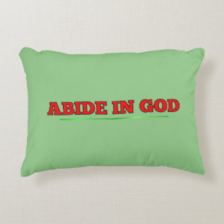 Abide in GOD Prydnadskudde