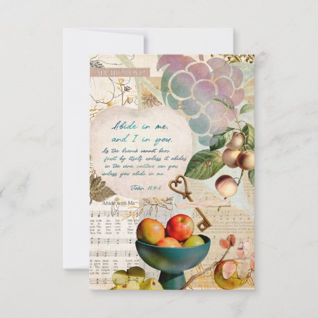 Abide in Me Fruitful Faith (Framsida)