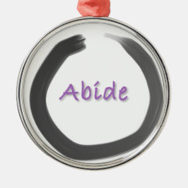 Abide Zen Buddhist Enso Circle Julgransprydnad Metall