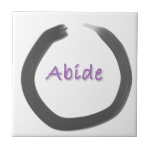 Abide Zen Buddhist Enso Circle Kakelplatta