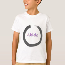 Abide Zen Buddhist Enso Circle T Shirt