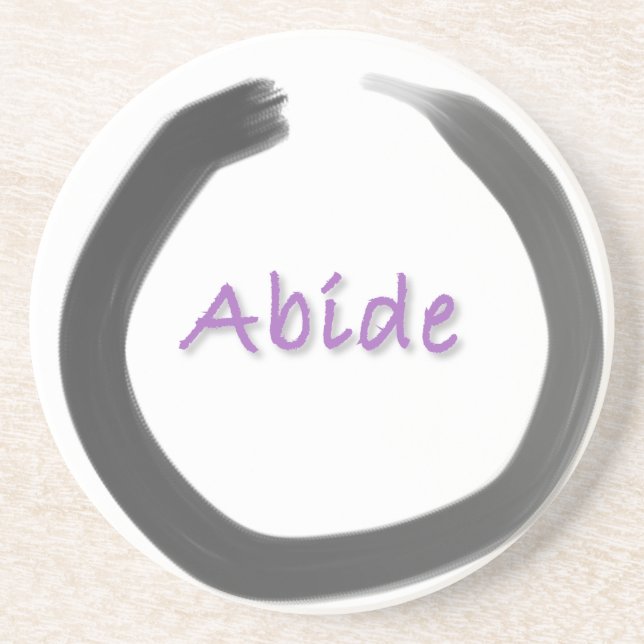 Abide Zen Buddhist Enso Circle Underlägg (Framsidan)