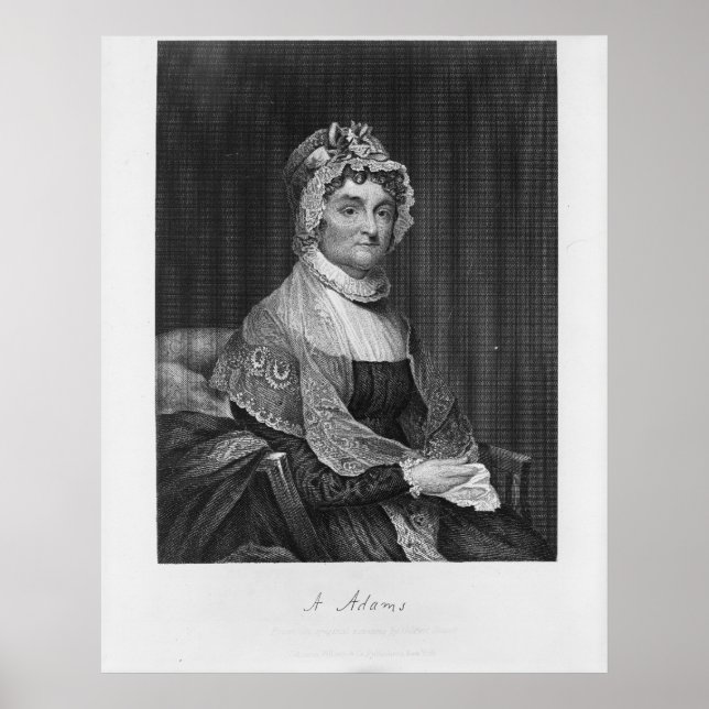 ABIGAIL ADAMS av G. Stuart Poster (Framsidan)