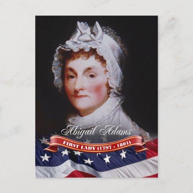 Abigail Adams, första Dam i USA Vykort (Framsida)