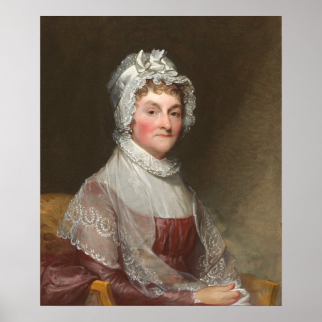 Abigail Adams - Gilbert Stuart Fine Art Poster (Framsidan)