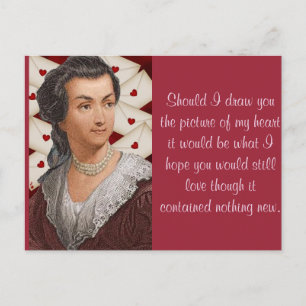 Abigail Adams kärlek brev Vykort