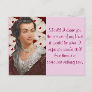 Abigail Adams kärlek brev Vykort