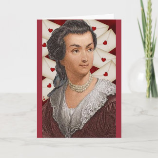 Abigail Adams kärlekbrev Helgkort