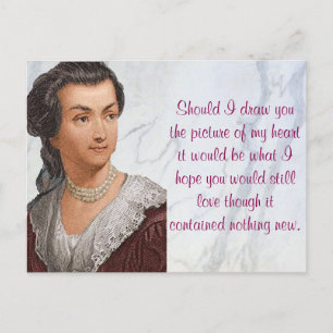 Abigail Adams kärlekbrev Vykort