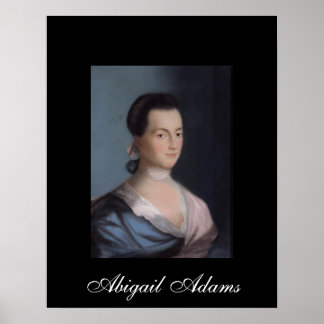 Abigail Adams Poster Skriv ut