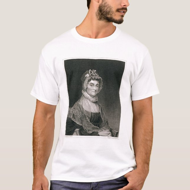 Abigail Adams som inristas av G.F. Storma Tee (Framsida)