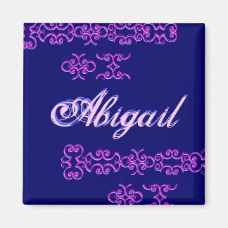 Abigail Designer Namn I Magnet
