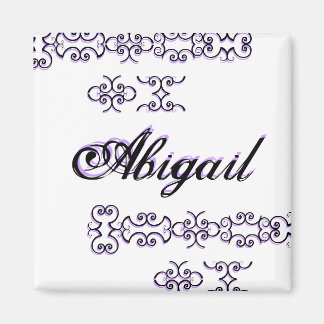 Abigail Designer Namn III Magnet