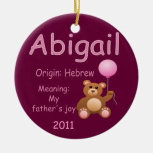 Abigail  / Foto Julgransprydnad Keramik